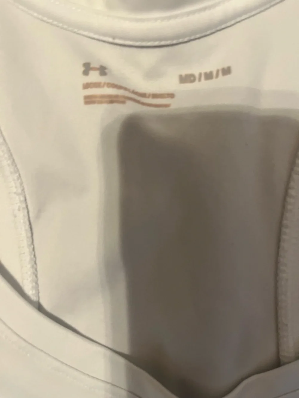 Under Armour White Performance Racerback Tank - Picture 2 of 3